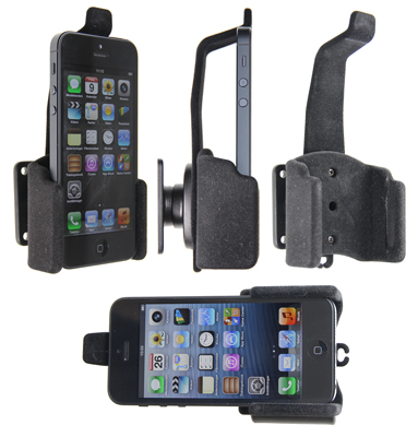 Support voiture Brodit Apple iPhone 5 passif avec rotule - Pour une position verticale et horizontale plus sûr. Surface "