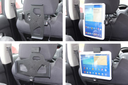 Support voiture  Brodit Samsung Galaxy Tab 3 10.1 GT-P5200  sécurisé - Support actif avec allume-cigare. Avec verrouillage renforcé Réf 546549