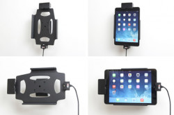Support voiture  Brodit Apple iPad Mini 3  sécurisé - Support actif avec un câble USB. Chargeur approuvé par Apple. Avec rotule. Avec verrouillage renforcé Réf 546584