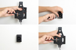 Support voiture  Brodit Samsung Galaxy Tab 4 7.0 SM-T230  sécurisé - Support actif pour une installation fixe. Avec verrouillage renforcé Réf 547682
