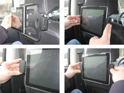 Support voiture  Brodit Apple iPad 1  sécurisé - Support passif avec rotule. Avec verrouillage renforcé Réf 541139