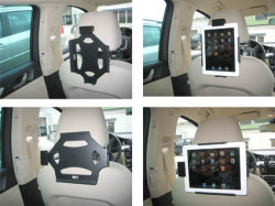 Support voiture  Brodit Apple iPad 2  sécurisé - Support passif avec rotule. Avec verrouillage renforcé Réf 541244