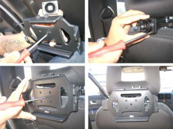 Support voiture  Brodit HTC Flyer  sécurisé - Support passif avec rotule. Avec verrouillage renforcé Réf 541265