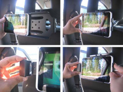 Support voiture  Brodit HTC Flyer  sécurisé - Support passif avec rotule. Avec verrouillage renforcé Réf 541265