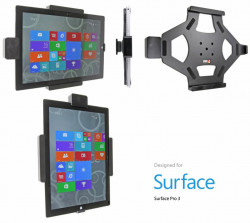 Support voiture  Brodit Microsoft Surface Pro 3  sécurisé - Support passif avec rotule. Avec verrouillage renforcé Réf 541644