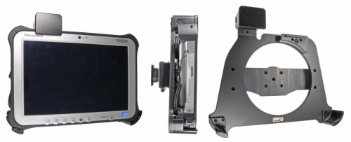 Support voiture  Brodit Panasonic Toughpad FZ-G1  sécurisé - Avec verrouillage renforcé Pour les appareils avec dragonne seulement. Convient à la fois avec la batterie standard et étendu. Réf 541651