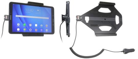 Support voiture Samsung Galaxy Tab A 10,1 (2016) avec chargeur allume cigare - Avec rotule orientable. Réf 512919