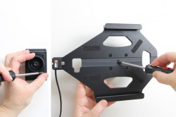 Support voiture Samsung Galaxy Tab A 10,1 (2016) avec chargeur allume cigare - Avec rotule orientable. Réf 512919