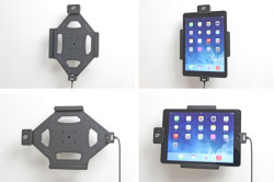Support voiture  Brodit Apple iPad Air  antivol - Support actif avec cig-plug et le câble USB. Avec rotule. 2 clefs. Réf 535577