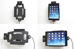 Support voiture  Brodit Apple iPad Mini 3  antivol - Support actif avec un câble USB. Chargeur approuvé par Apple. Avec rotule. 2 clefs. Réf 535584
