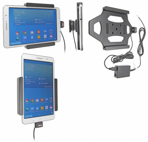 Support voiture  Brodit Samsung Galaxy Tab PRO 8.4 SM-T320  installation fixe - Avec rotule, connectique Molex. Réf 513616