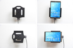 Support voiture  Brodit Samsung Galaxy Tab S 8.4 SM-T700  installation fixe - Avec rotule, connectique Molex. Réf 513652
