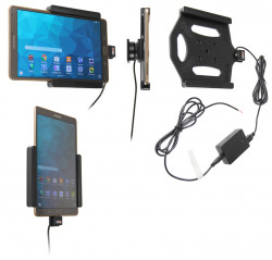 Support voiture  Brodit Samsung Galaxy Tab S 8.4 SM-T700  installation fixe - Avec rotule, connectique Molex. Réf 513652