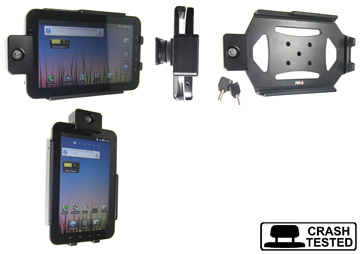 Support voiture  Brodit Samsung Galaxy Tab GT-P1000  antivol - Support passif avec rotule. 2 clefs. Réf 539209
