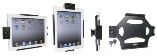 Support voiture  Brodit Apple iPad 2  antivol - Support passif avec rotule. 2 clefs. Réf 539244