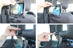 Support voiture  Brodit ZTE Optik  antivol - Support passif avec rotule. 2 clefs. Réf 539372