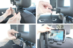 Support voiture  Brodit ZTE Optik  antivol - Support passif avec rotule. 2 clefs. Réf 539372
