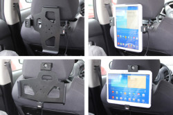 Support voiture  Brodit Samsung Galaxy Tab 3 10.1 GT-P5200  antivol - Support actif avec cig-plug et pivotant. 2 clefs. Réf 535549