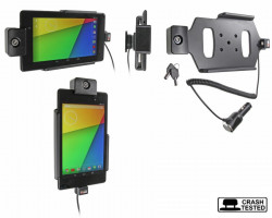 Support voiture  Brodit Asus Google Nexus 7 (2013)  antivol - Support actif avec cig-plug et pivotant. 2 clefs. Réf 535560