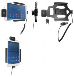 Support voiture  Brodit Samsung Galaxy Tab PRO 8.4 SM-T320  antivol - Support actif avec allume-cigare. Avec rotule. Avec serrure, 2 clés. Réf 535616