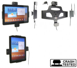 Support voiture  Brodit Samsung Galaxy Tab 10.1 GT-P7500  antivol - Support actif pour une installation fixe, avec rotule. 2 clefs. Réf 536287