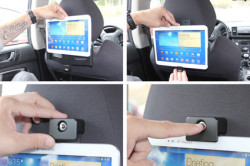 Support voiture  Brodit Samsung Galaxy Tab 3 10.1 GT-P5200  antivol - Support actif pour une installation fixe, avec rotule. 2 clefs. Réf 536549
