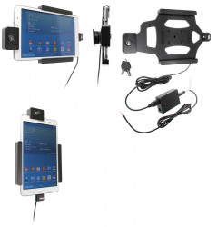 Support voiture  Brodit Samsung Galaxy Tab PRO 8.4 SM-T320  antivol - Support actif pour une installation fixe. Avec rotule. Avec serrure, 2 clés. Réf 536616