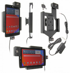 Support voiture  Brodit LG G Pad 7.0  antivol - Support actif pour une installation fixe, avec rotule. 2 clefs. Réf 536708