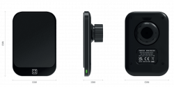 Chargeur sans fil magnétique PW3R pour voiture. Réf PMWCC250-B