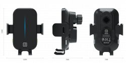 Chargeur sans fil universel PW3R pour voiture. Réf PWCCA100-B
