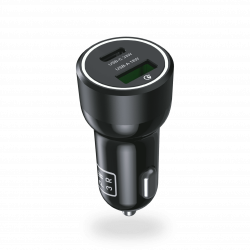 Chargeur de voiture PW3R à double port. Réf PWR-CPC-51W